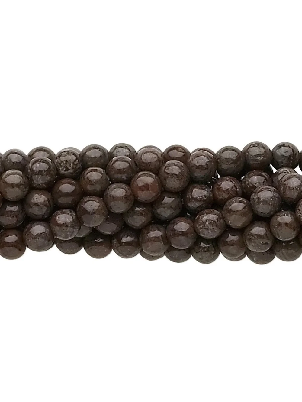 Brown Snowflake Obsidian Gemstone Beads Round 4mm Bulk Lot 50 pcs
